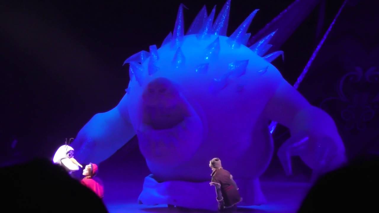 『ディズニーオンアイス・アナと雪の女王2016in仙台(マシュマロウ登場)』2016/7/9(グランディ利府・宮城県総合運動公園)