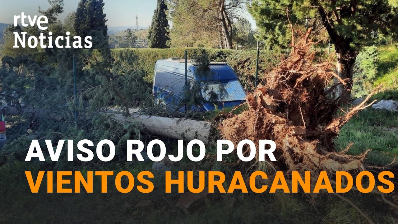 CATALU&Ntilde;A |  ES-ALERT por RACHAS DE VIENTO DE 169 KM /H | RTVE Noticias