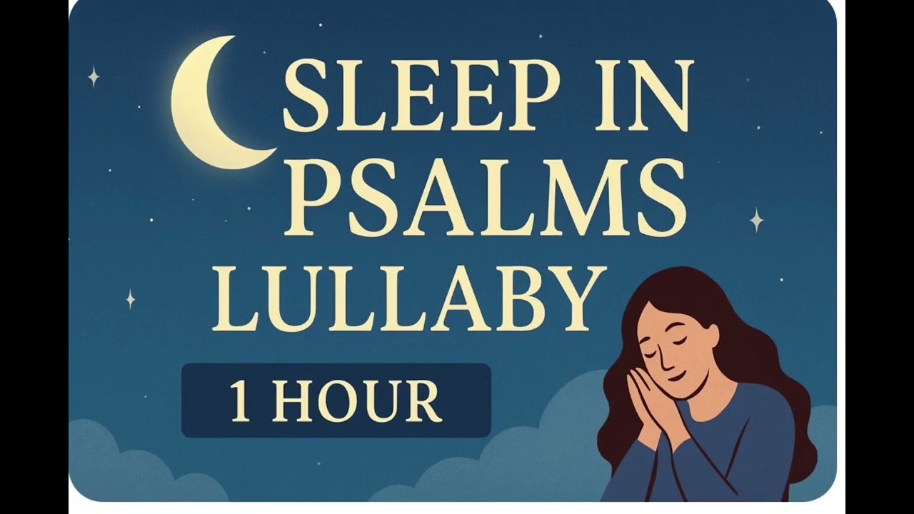 Sleep in psalms lullaby-  1 hour meditation worship songs 