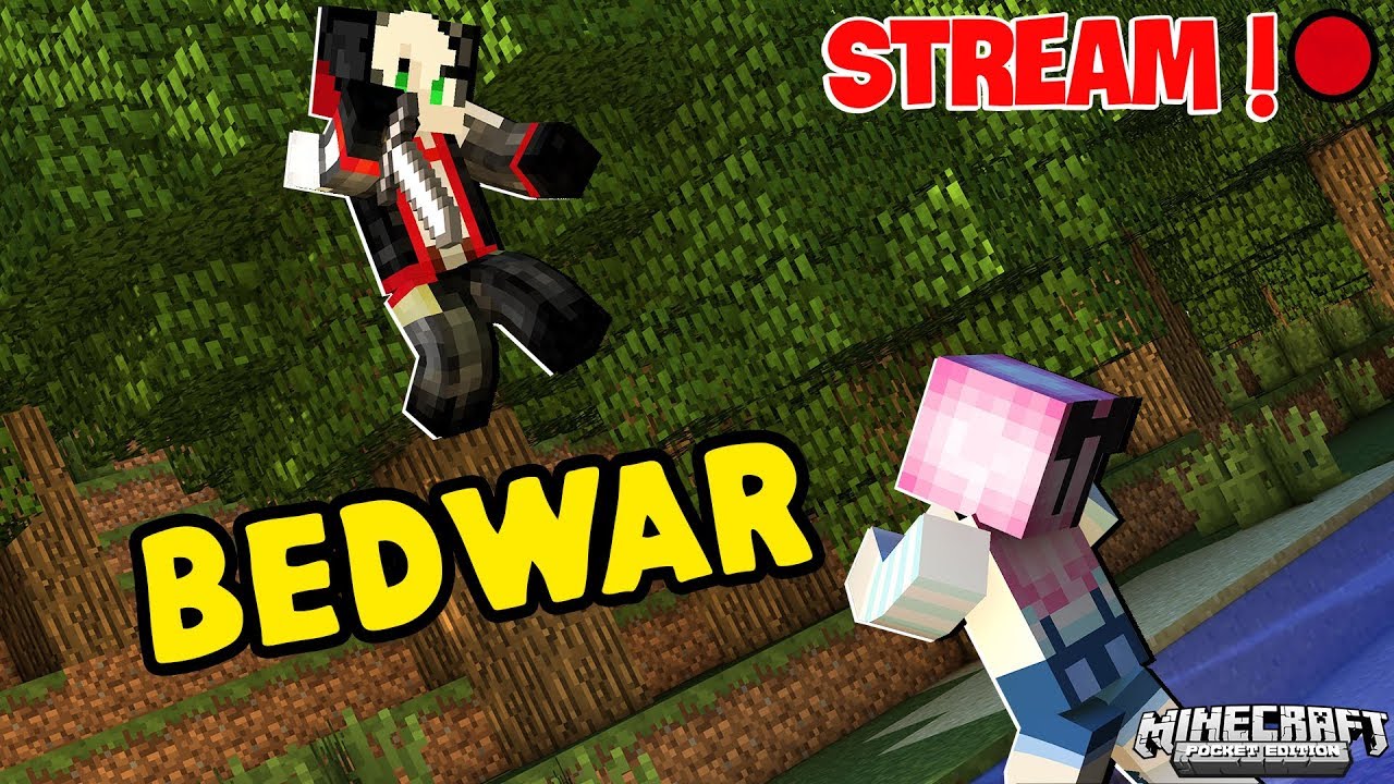 REDHOOD TREAM MINECRAFT BEDWAR CÙNG MỀU VÀ FAN SIÊU BỰA TRONG MINECRAFT*REDHOOD STREAM BUILD BATTLE