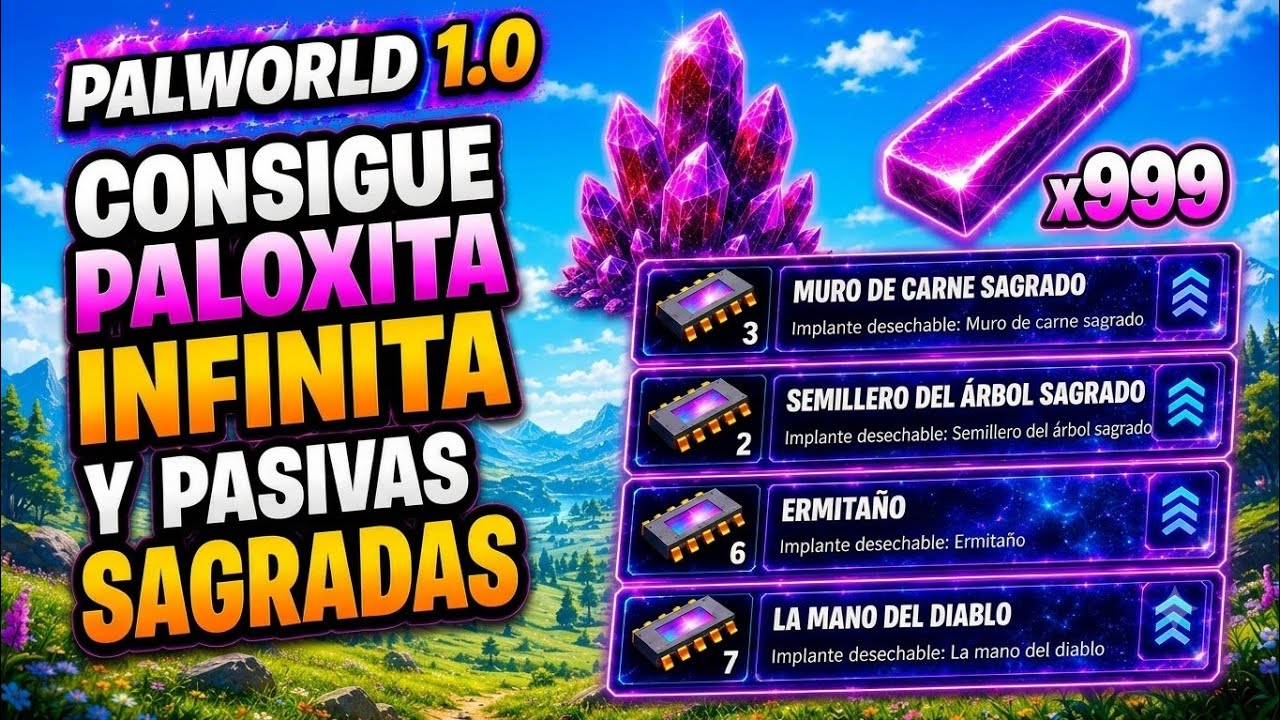 Consigue TODAS las Pasivas Ancestrales y Domina el Endgame | Palworld 1.0