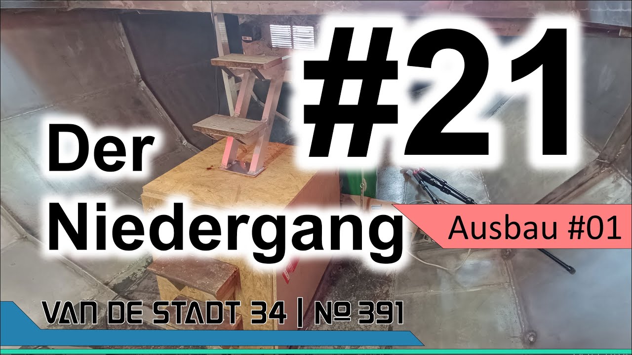 Kapitel 21 - Der #Niedergang - endlich eine Treppe in die Roci. / The #Companionway.