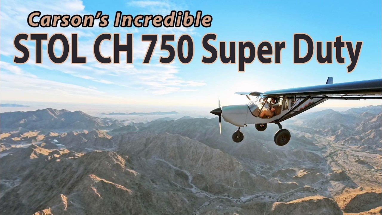 Самолет-конструктор Zenith STOL CH 750 Super Duty и разговор об авиации с Карсоном Стилсоном из к...
