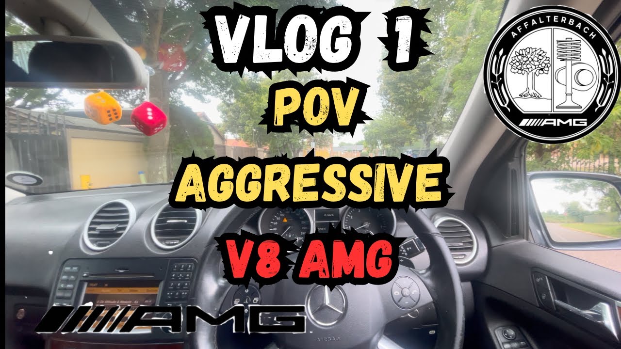 Vlog 1 POV Aggressive ML 4 MATIC V8 Amg drive