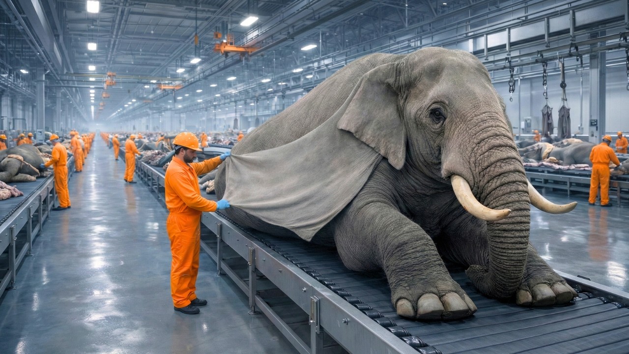 Inside the Mega Elephant Control Center - Full Operational Management Process (Factory Process)