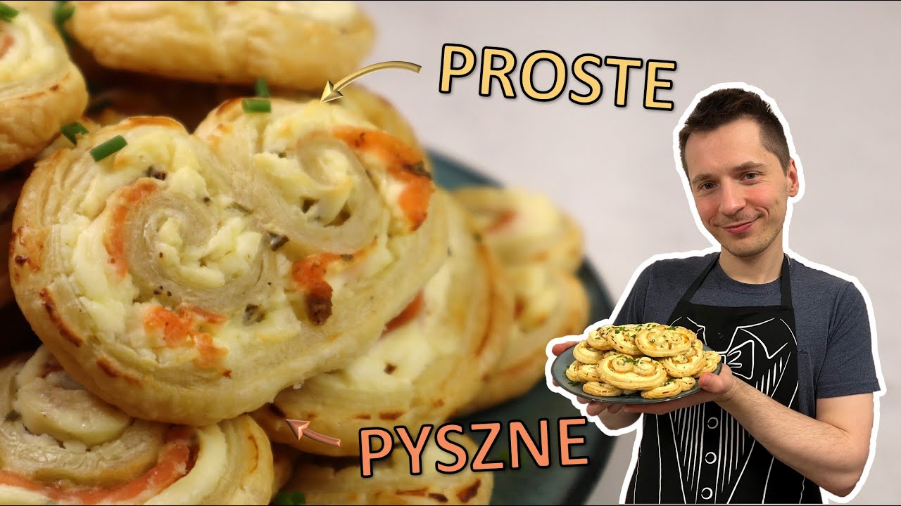 Zawijasy z serkiem i łososiem - pyszna przekąska na Sylwestra!