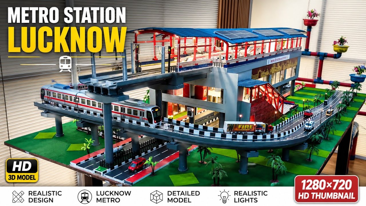 ITOT VLOG Lucknow  Metro station CITS 2026-2072 May 12