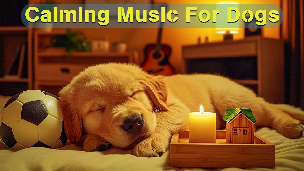 12 HOURS of Relaxing Dog Music 🐶 Dog Calming Music Sleep 🐾💤 Deep Separation Anxiety Music for Dogs 🎼