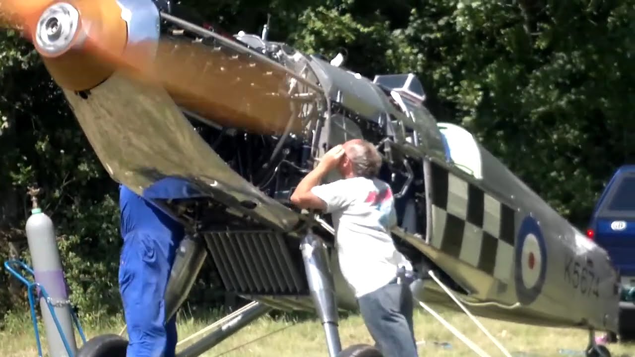Hawker fury first run up of the Kestrel V12.mp4