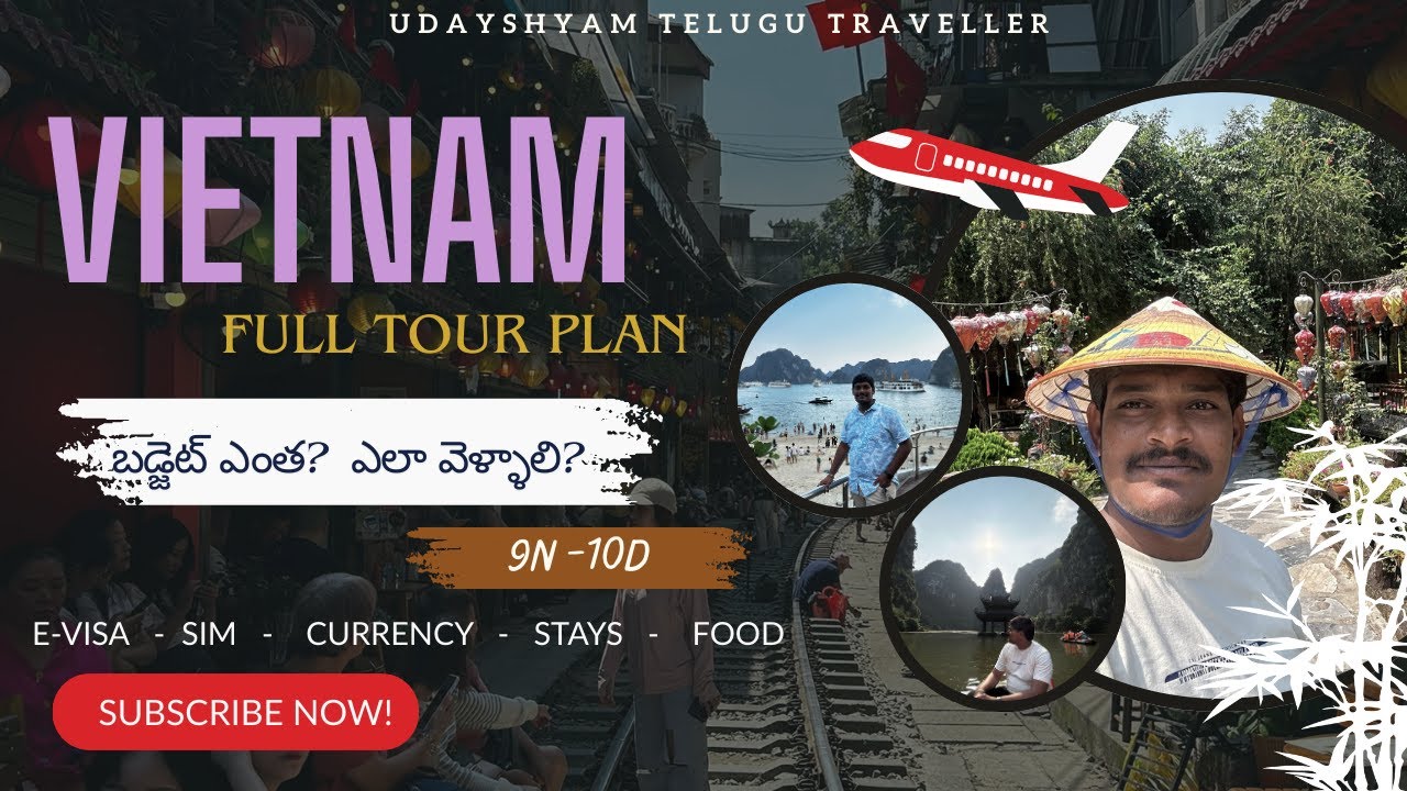 Hyderabad to Vietnam || Full Detailed Plan || Exploring Vietnam || Telugu 2026📣