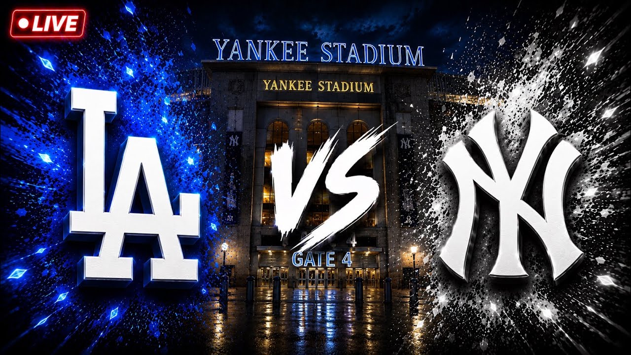 Los Angeles Dodgers vs New York Yankees Live Game Scoreboard
