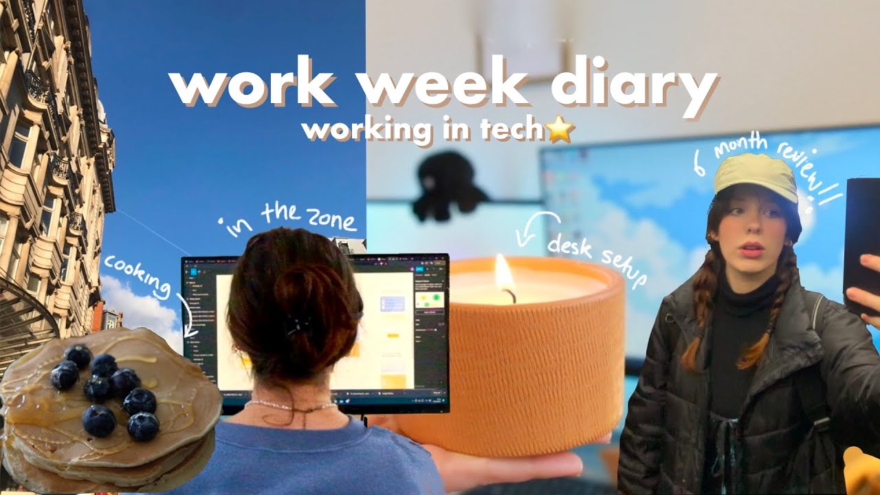 week in the life of a UX designer working remotely💻🌱*realistic working 9 to 5*