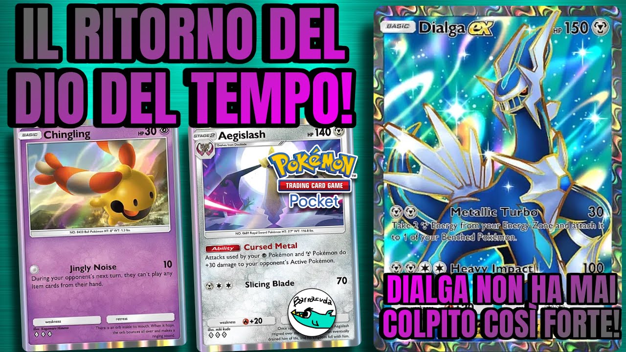 AEGISLASH RENDE CHINGLING E DIALGA ANCORA PIÙ FORTI! PROVIAMO UN DECK ESOTICO! Pokemon TCG Pocket!