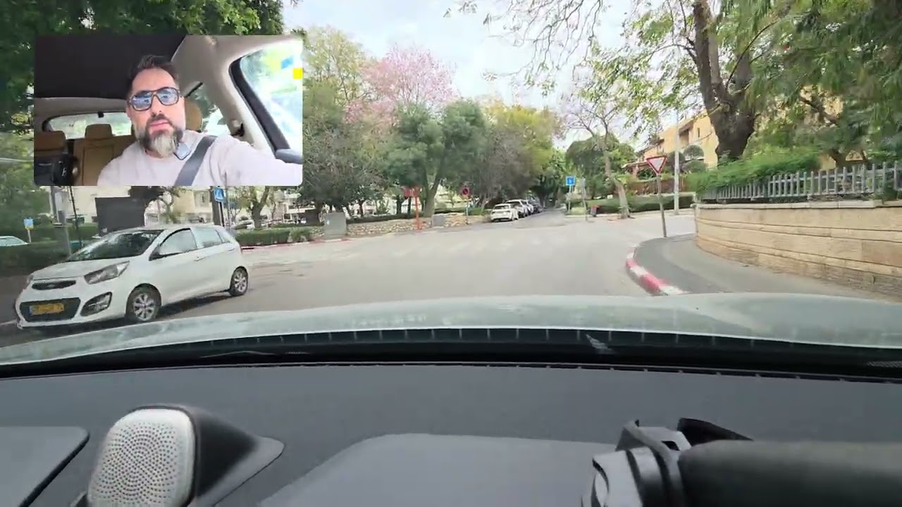 שיעור נהיגה עם הרבה טיפים לטסט