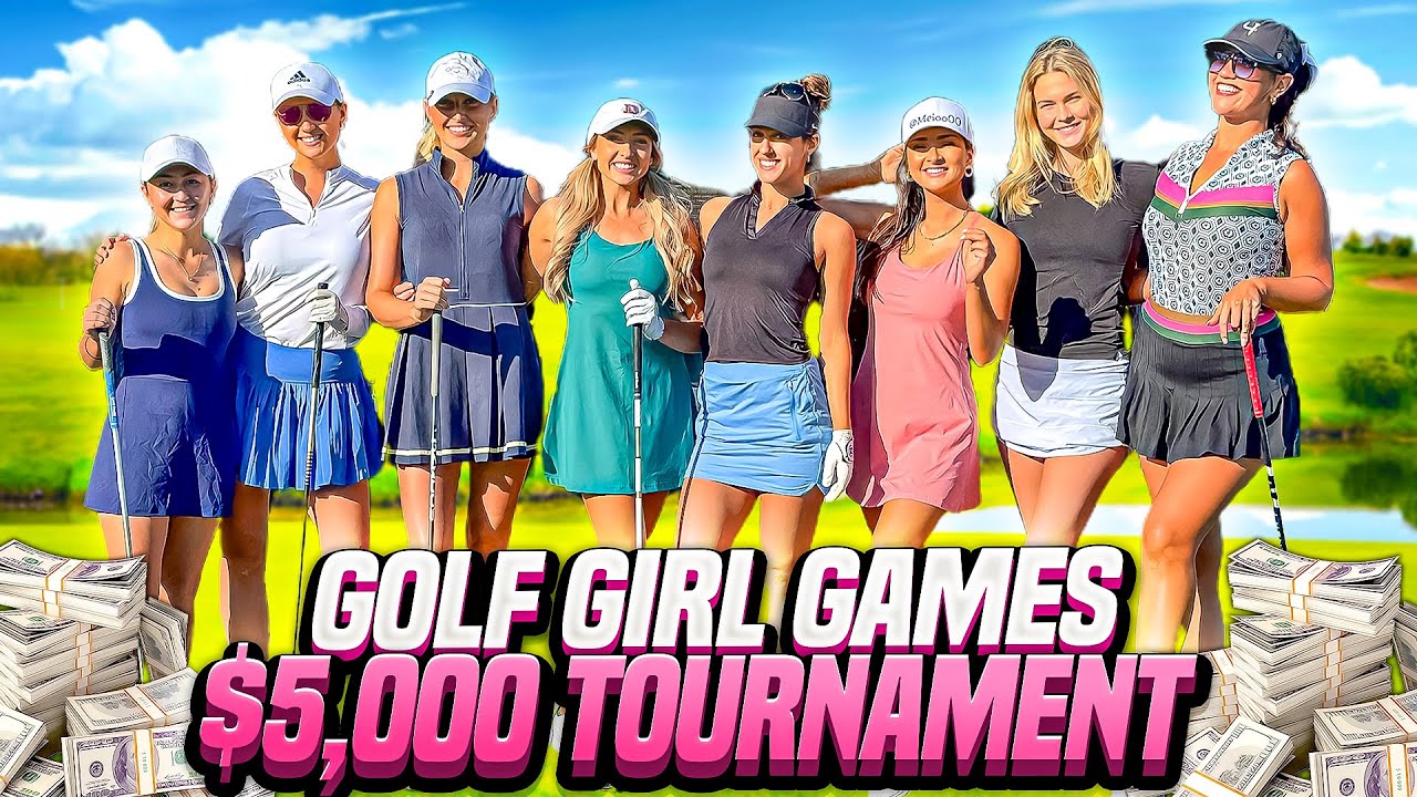 What Team WINS $5,000? | Golf GIRL Games | Round 1 Part 2