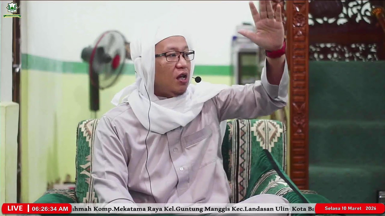 Kuliah Subuh Ramadhan Hari Ke 20 Bersama Ustadz H.Gusti Nor Azmi