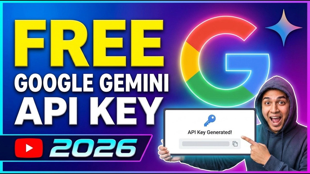 How To Get Your Free Google Gemini API Key (2026)