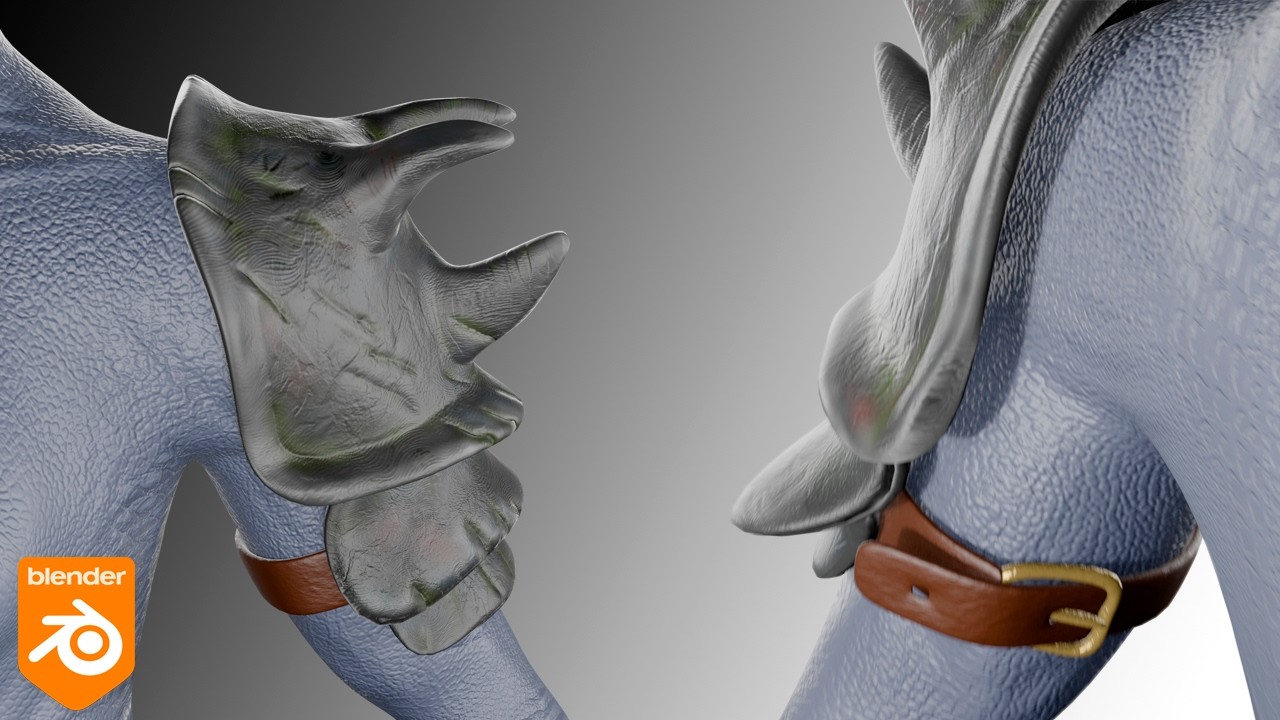 PREDATOR CONCEPT - ESCULPIDO - RETOPOLOGÍA Y TEXTURAS EN BLENDER PARTE 1