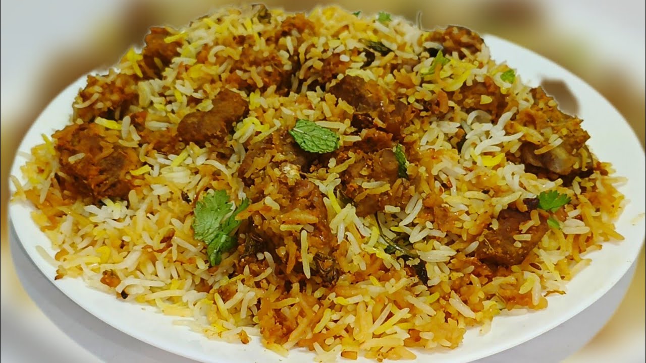Bawarchi Style Hyderabadi Mutton Dum Biryani Recipe| Eid Ul Azha Recipe 10