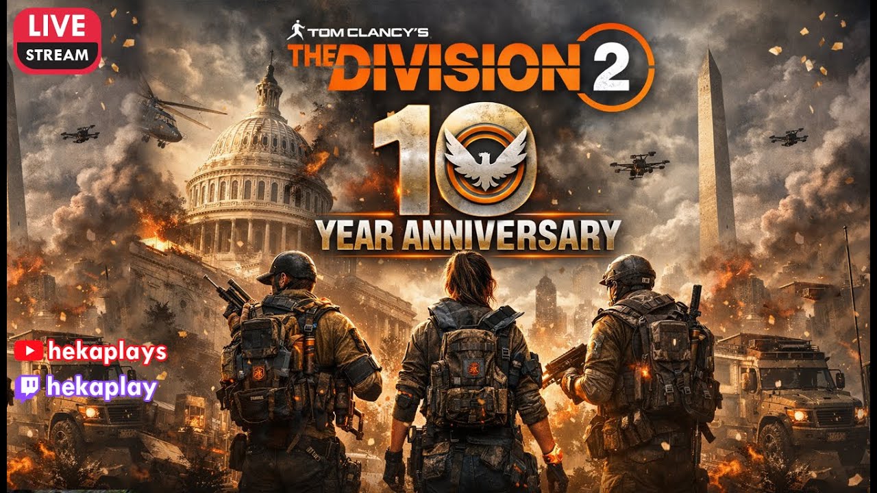 🔥 الذكرى العاشرة لـ The Division 2 | تجربة Realism Mode الجديد لأول مرة – تحدي نار! 💀🎮