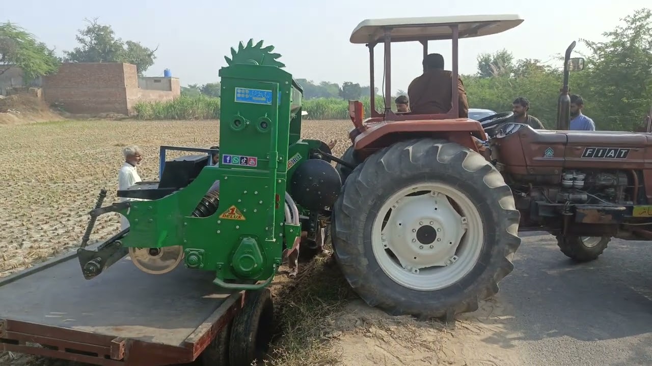 Super seeder loading. 