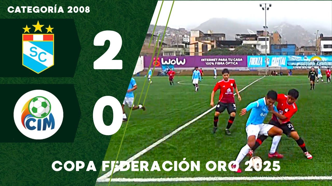 Sporting Cristal vs CIM cat. 2008 - Copa Federación Oro 2025