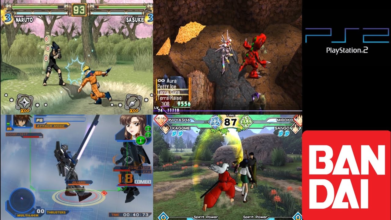 Top 30 Best Bandai Games for PS2