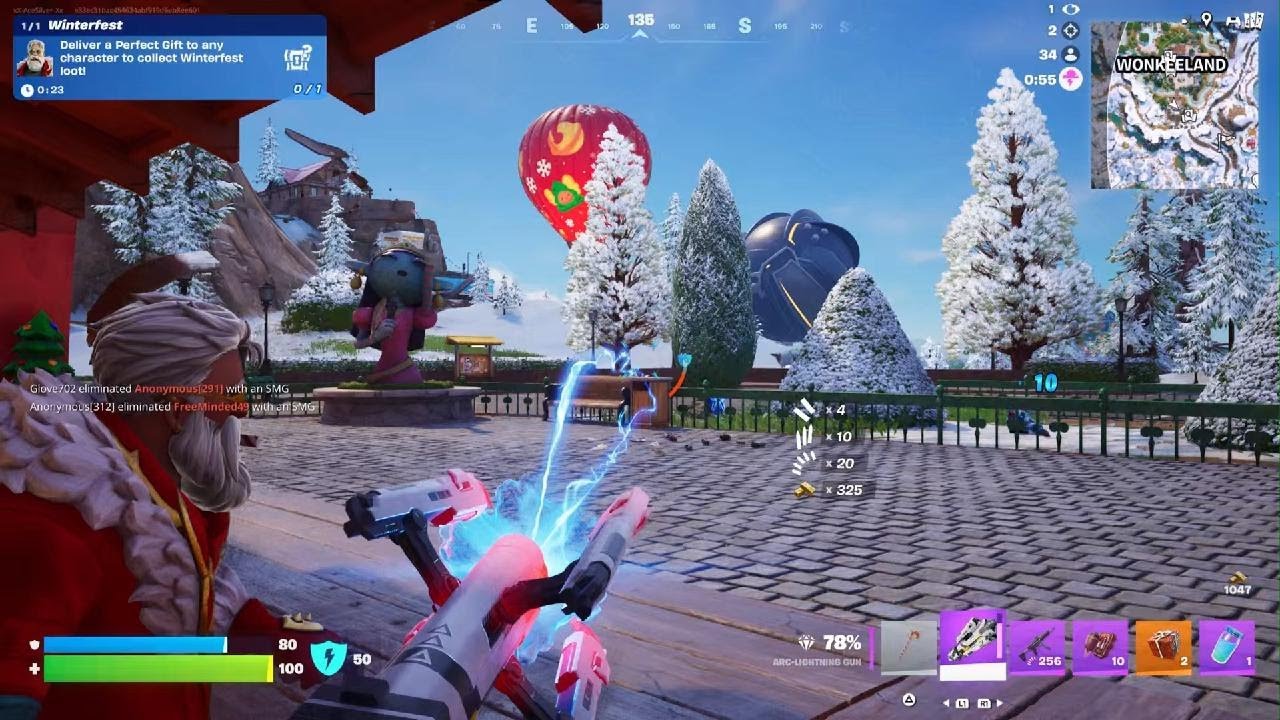 Shoutout to Fortnite for this railgun that makes you invincible!