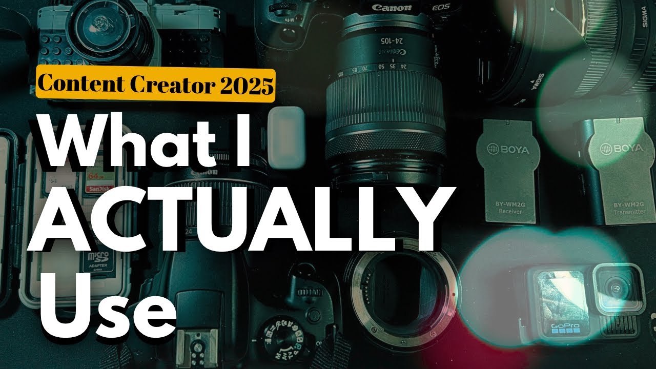 My Content Creator Bag 2025 — What I ACTUALLY Use