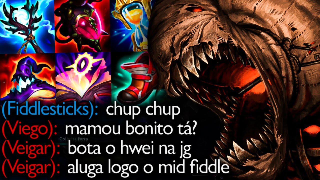 FIDDLESTICKS CHUP CHUP T&Aacute; EXTREMAMENTE FORTE COM OS NOVOS ITENS!