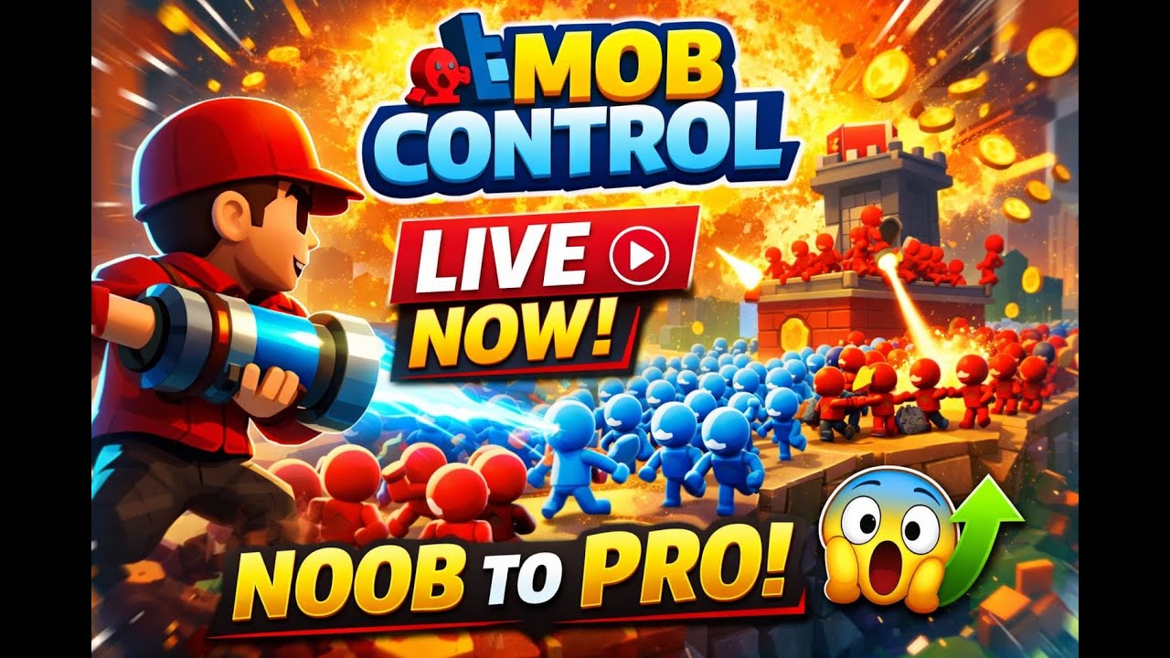 Mob Control Vertical LIVE 📱 | Aaj Full Rush Gameplay 🔥| #mobcontrol | #live #3