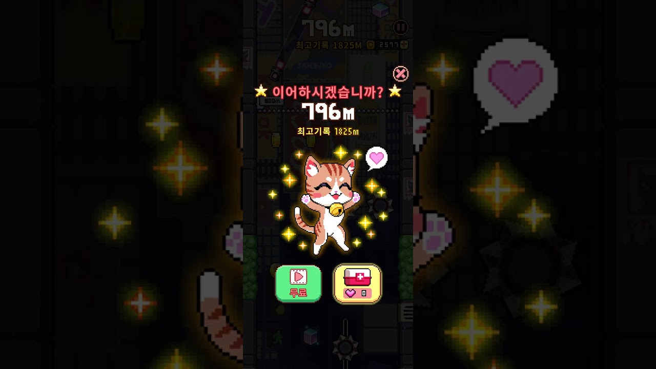 캣점프 풍선장수 고양이로 1983m