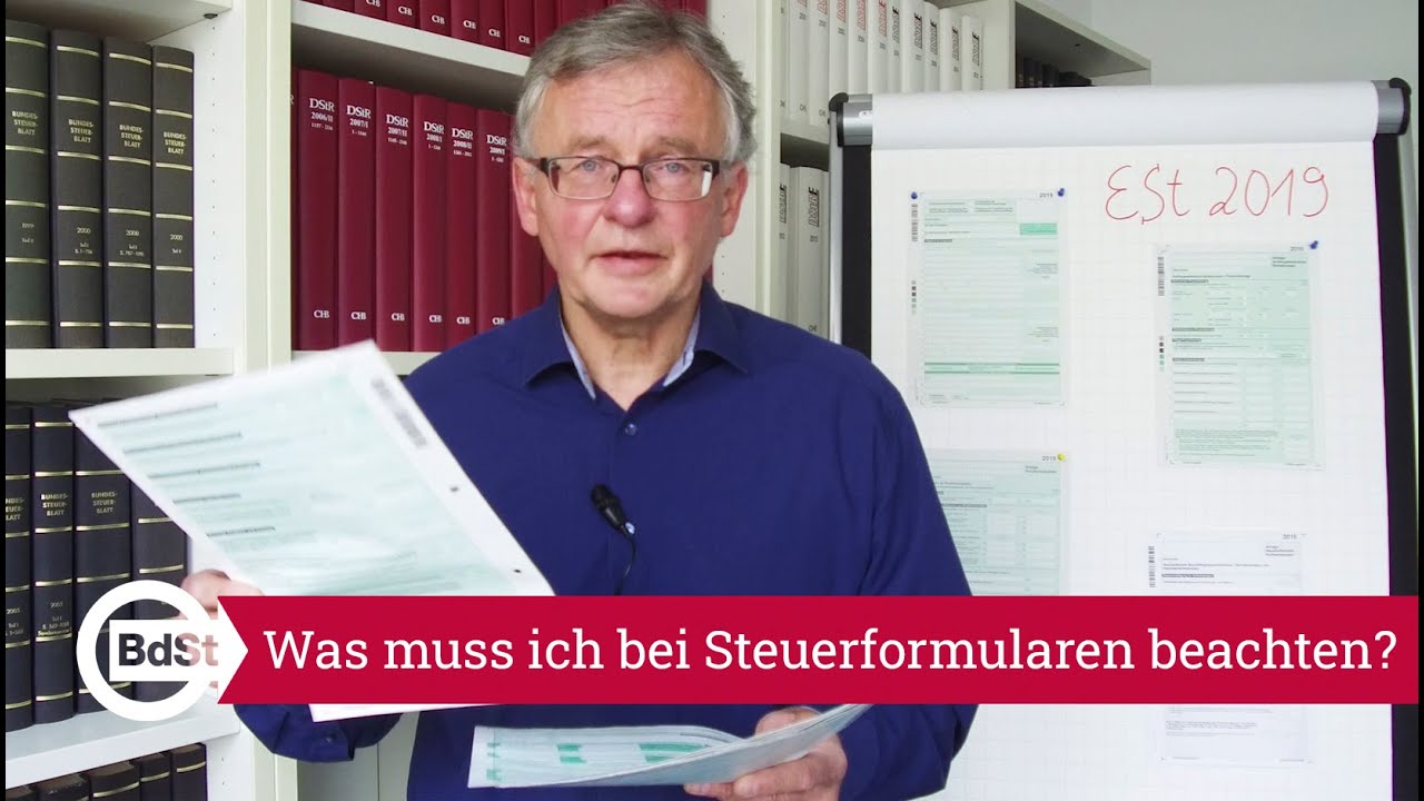 Steuererklärung 2019: Was muss ich bei den Formularen beachten?