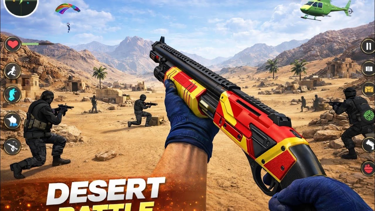 FPS Gun Shooting Strike - Banduk Wala Goli Wala Special OPS Game - Android Gameplay 