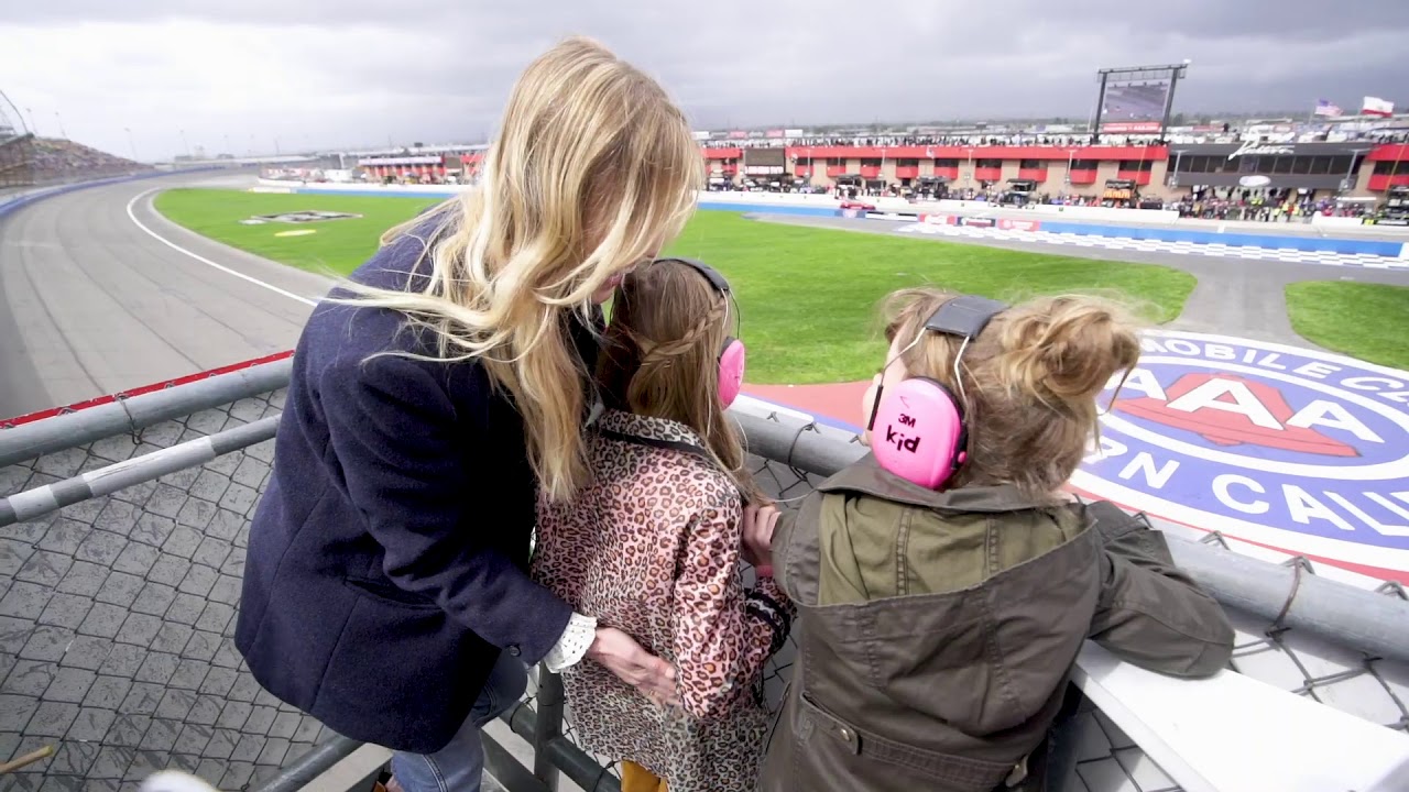All Access: Jimmie Johnson's family waves green flag at Fontana | NASCAR Cup Series