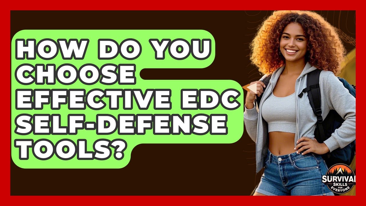 How Do You Choose Effective EDC Self-defense Tools? - Survival Skills for Everyone