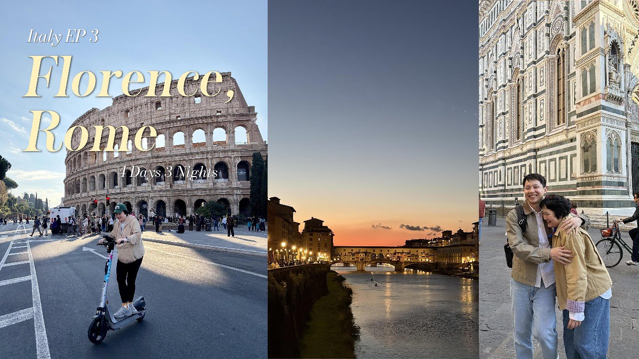 Italy EP3 l เที่ยว Florence ขับรถเข้า Rome 4 วัน 3 คืน