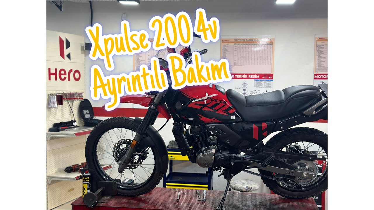 HERO XPULSE 200 4v BAKIMINI SİZLERE ÖZENLE ANLATTIM , İYİ SEYİRLER