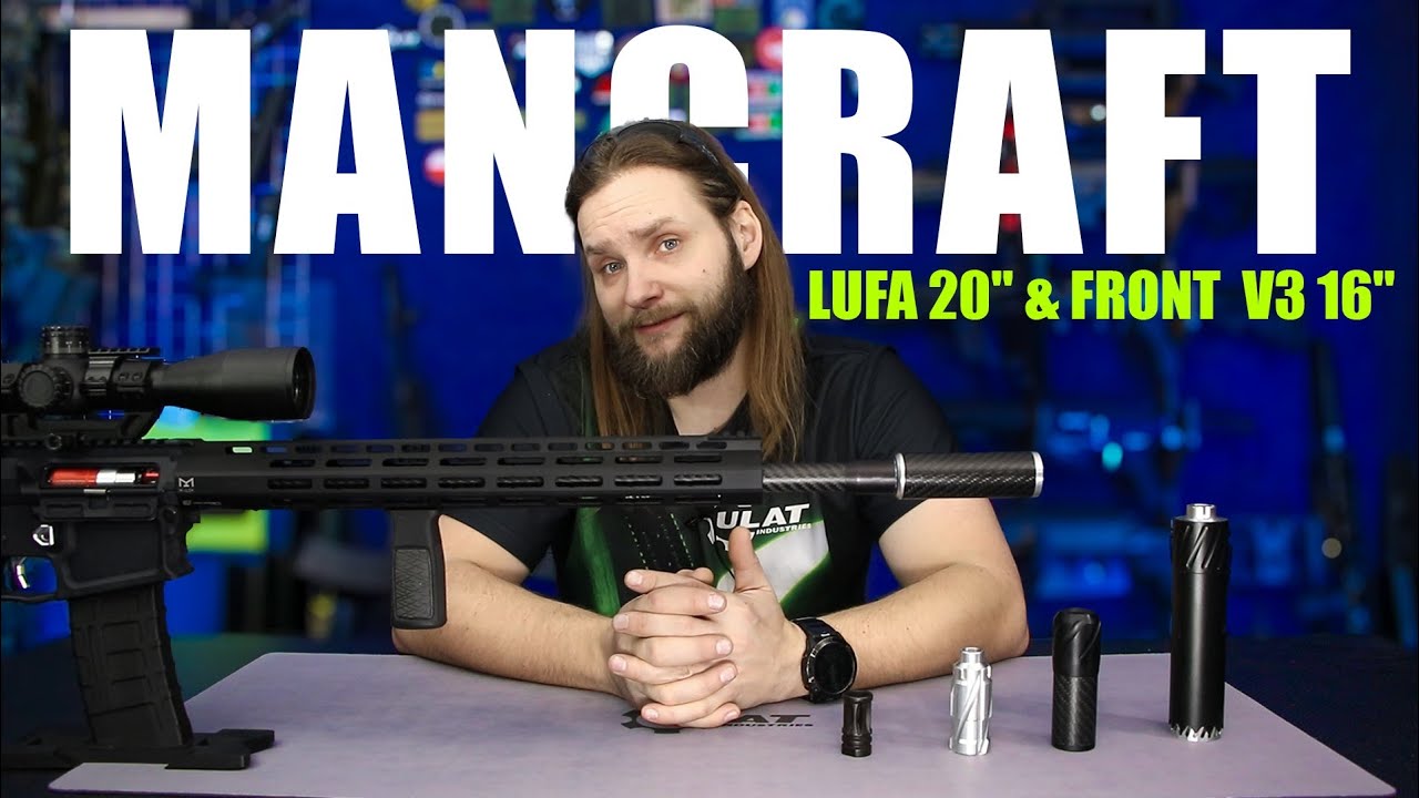 Lekki zestaw frontu do DMR od MANCRAFT - Węglowa Lufa 20" i front  V3 16"