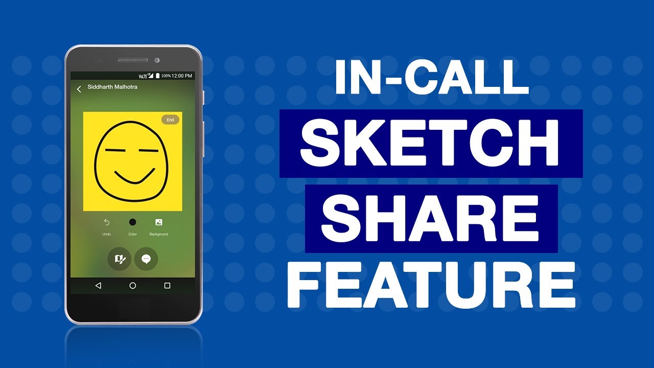 Jio4GVoice - How to share In-Call Sketches | Reliance Jio