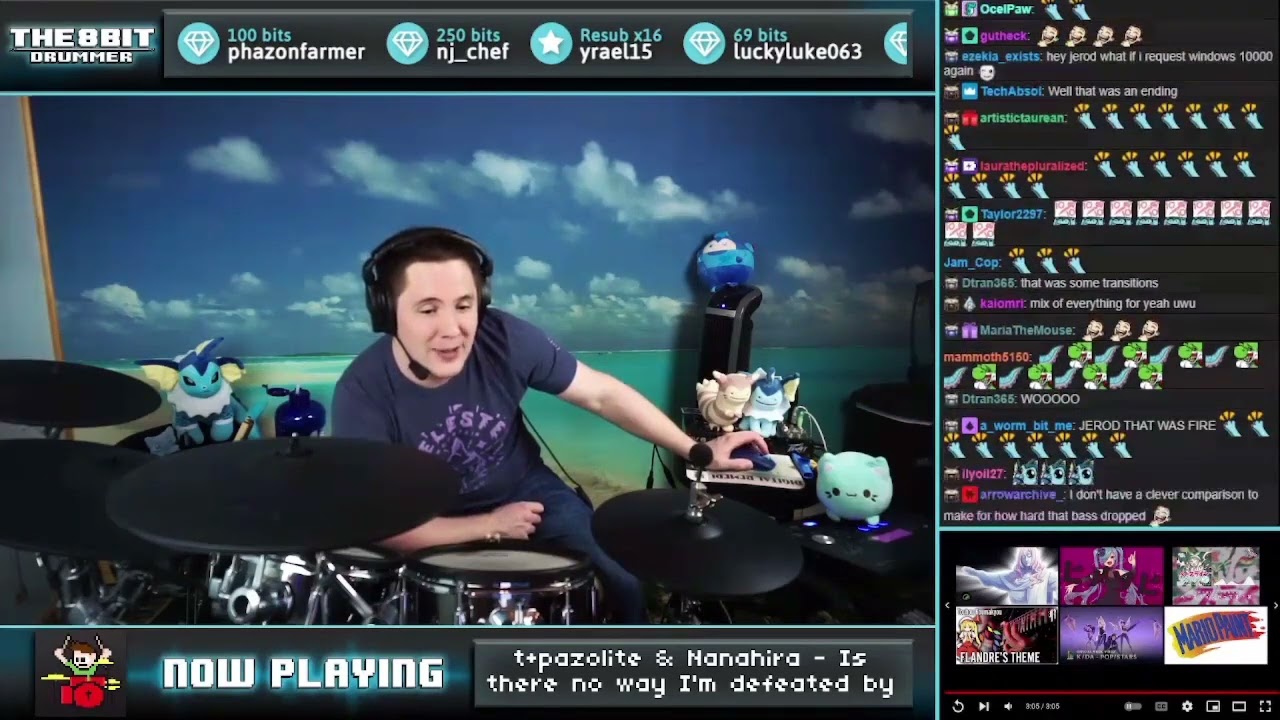 The8BitDrummer plays t+pazolite & ななひら - めっちゃ煽ってくるタイプの音ゲーボス曲ちゃんなんかに負けないが？？？？？