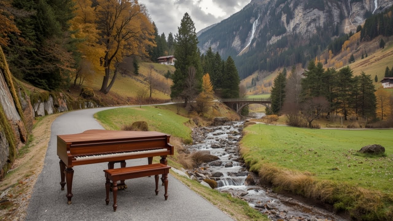 Soothing Autumn Scenery 🍂 Relaxing Sleep Music to Heal Mind & Overcome Insomnia