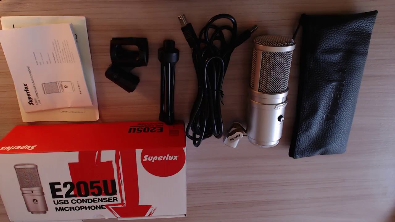 Unboxing mikrofonu Superlux E205U - mikrofon dla stremera/youtubera