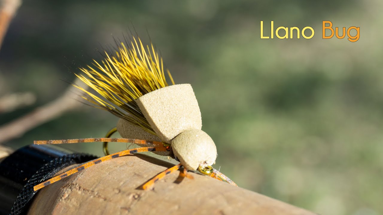 The real llano bug - McFly angler dry fly tying tutorial