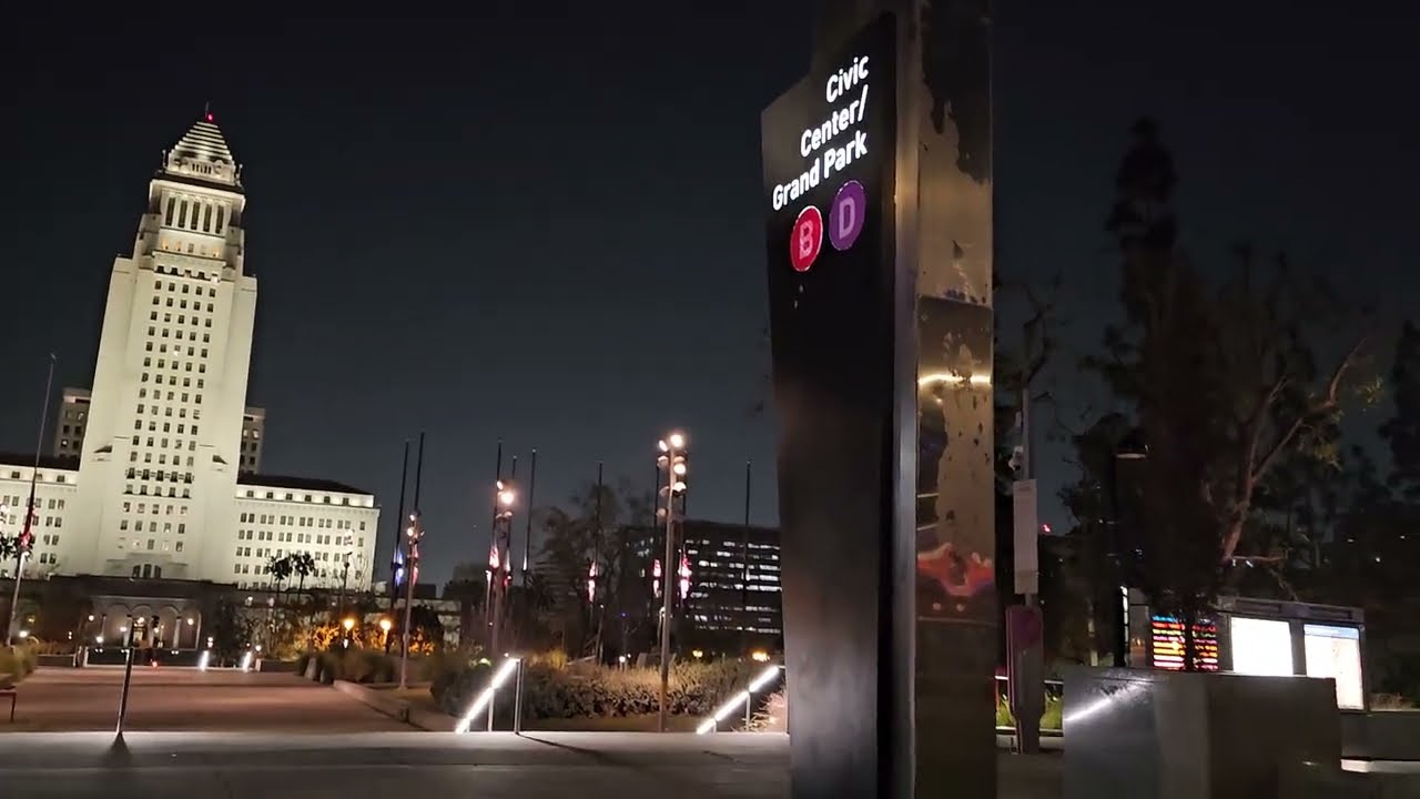 Late night Metro ride from Civic Center to 7th/Metro
