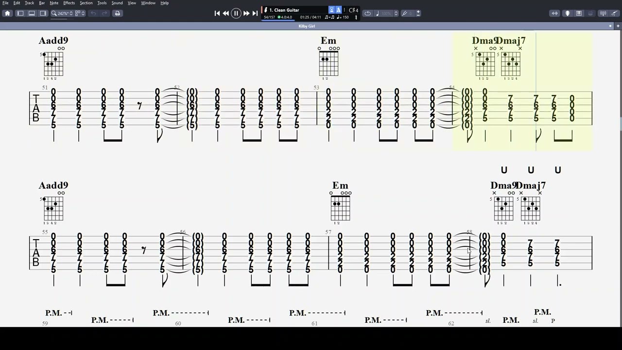 Kilby Girl Guitar Tab