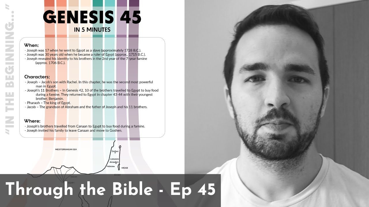 Genesis 45 Summary in 5 Minutes - 5MBS