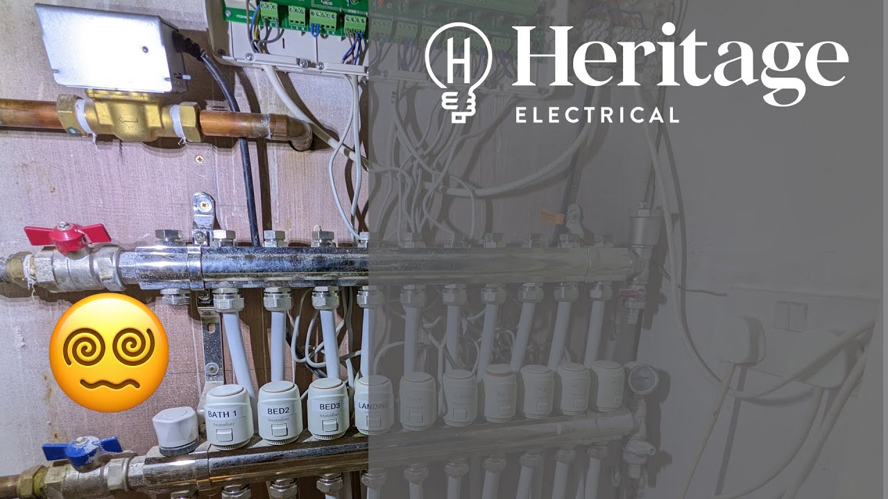 Part 3 One of the WORST Heatmiser Underfloor Heating Installs: UH8 Problems & Blown Fuses!