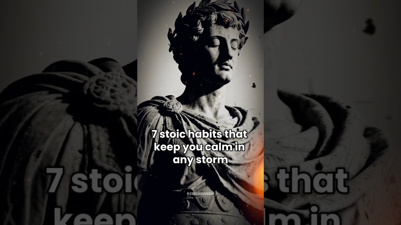 7 Stoic Habits That Keep You Calm in Any Storm #stoicism #shorts