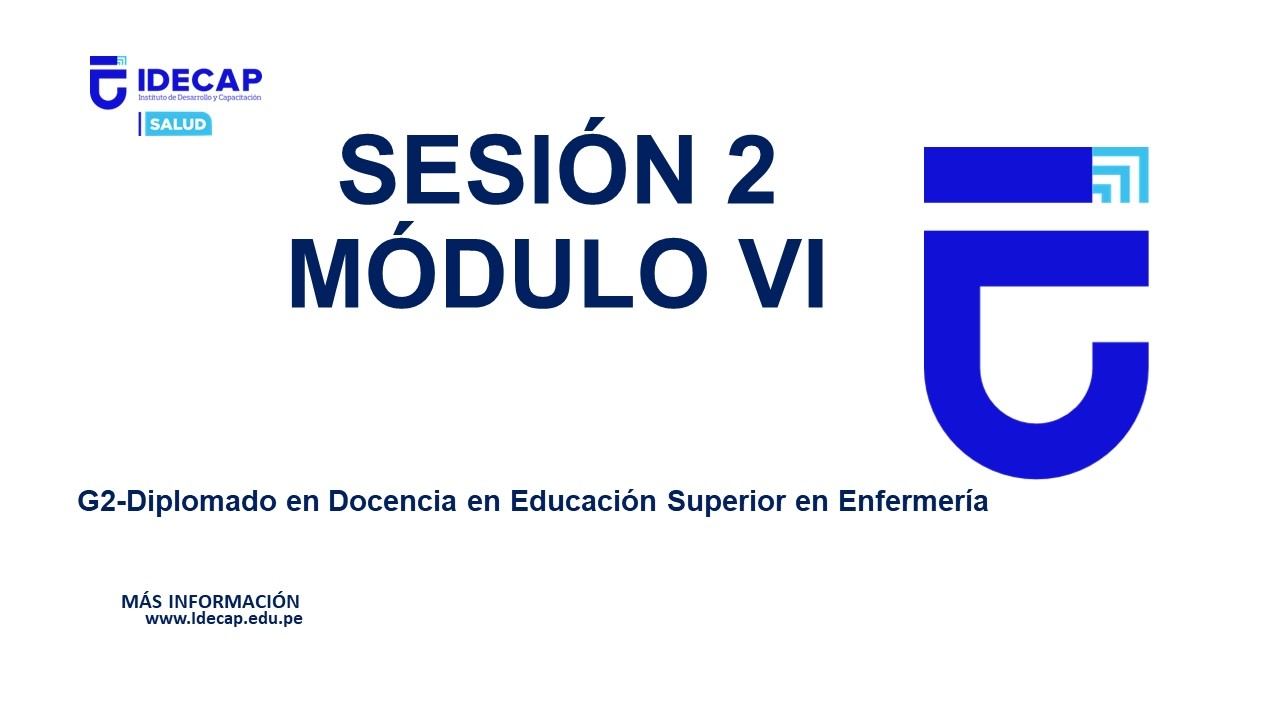 G2-DOCENCIA-MÒDULO VI-SESIÒN 2